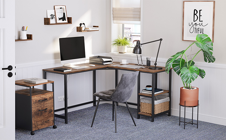 Industrial metal office desk netbook table computer desk for office furniture